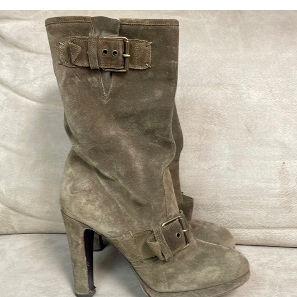 VERO CUOIO Heeled Booties size 37.5 EU/ 7 US